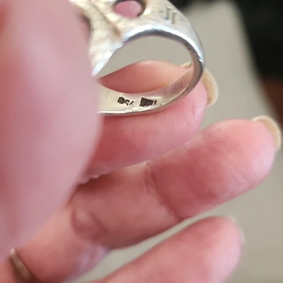 OOAK Amethyst Artisan ring/sterling silver FIRM PRICE - Picture 6 of 10